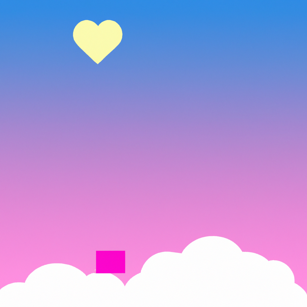 Ilustración de estado vacío con un corazón y una caja